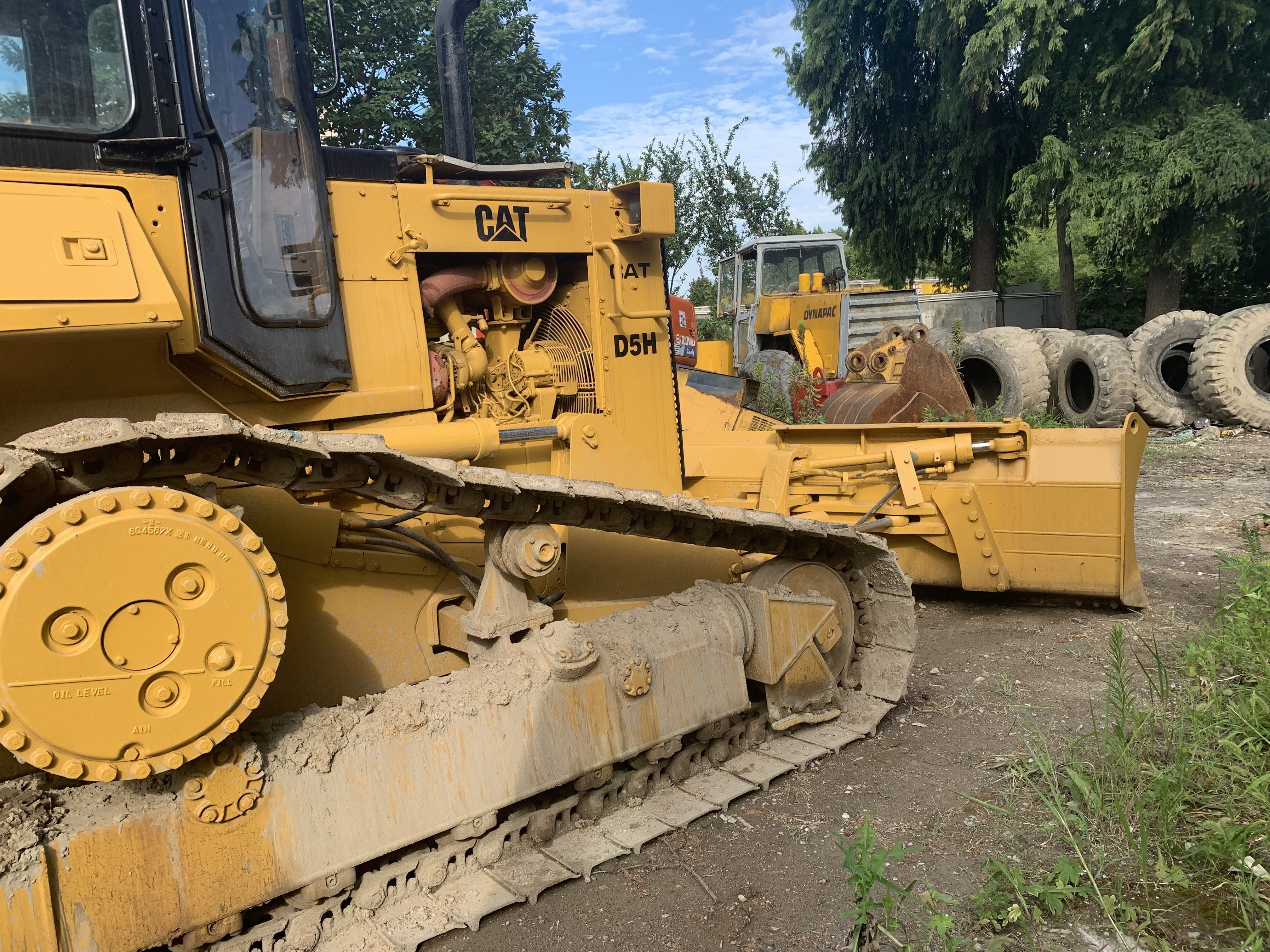 Blade 6 Arah Digunakan Bulldozer Caterpillar D5H transmisi Powershift